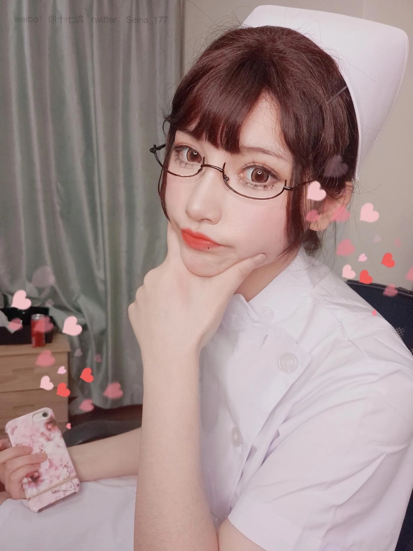 你十七鸽 – NO.03 白色护士-自拍档 [59P]插图7